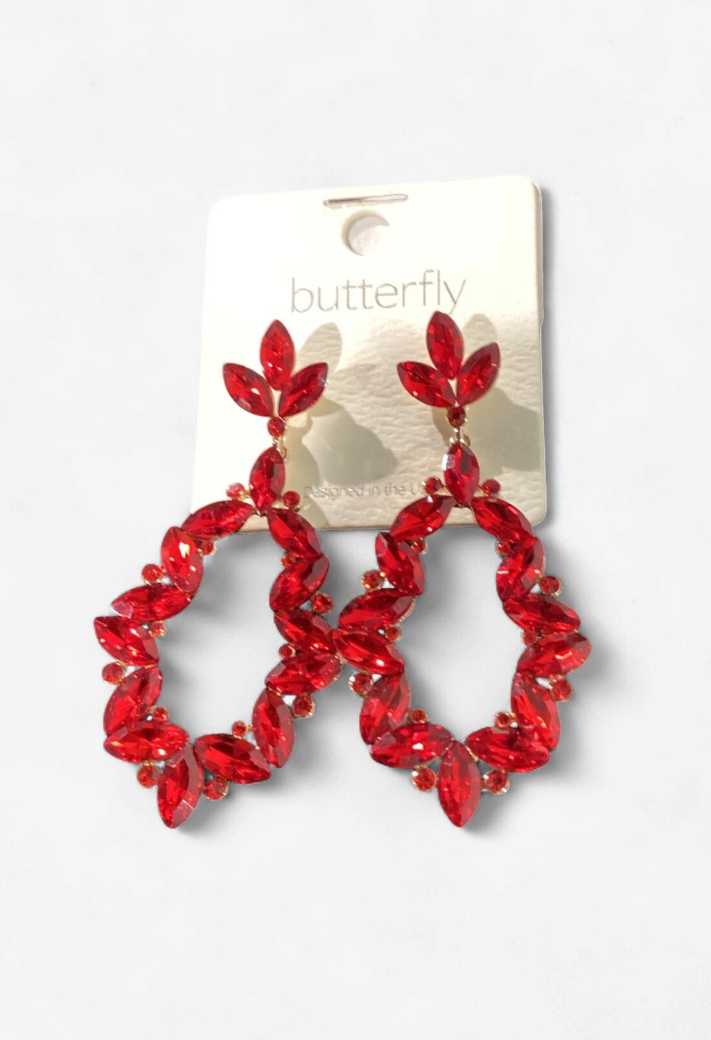 Earrings - Red