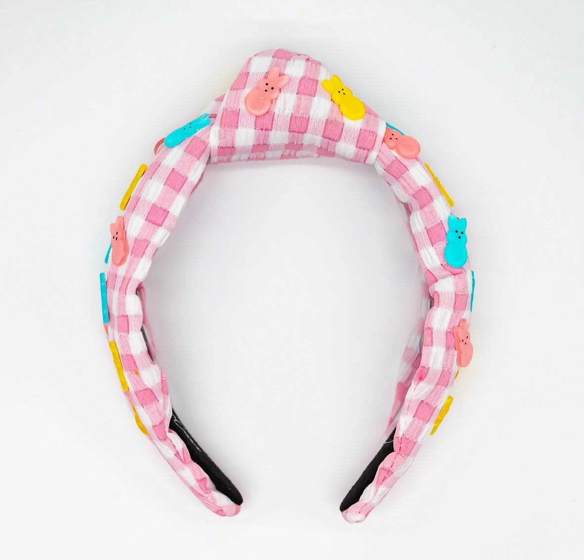 Easter 2022 - Adult Size Pink Gingham Peeps Headband