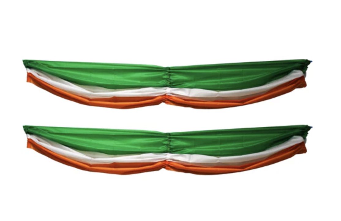 Green, White and Red Bunting (Each)