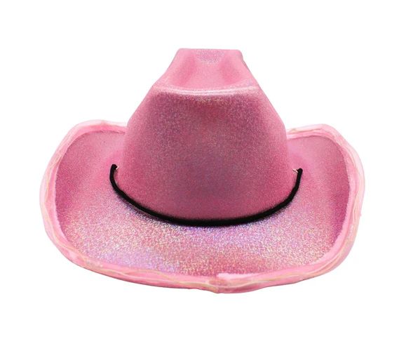 LED Pink Cowboy Hat (Each)