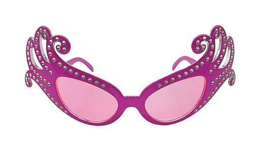 Hot Pink Cateye Sunglasses (Each)