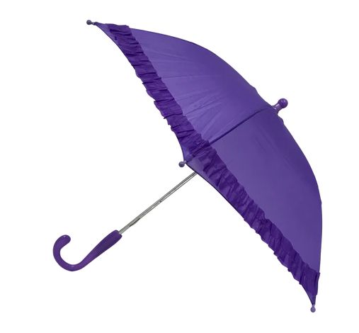 Lavender Umbrella with Ruffle 14.5" (Each)