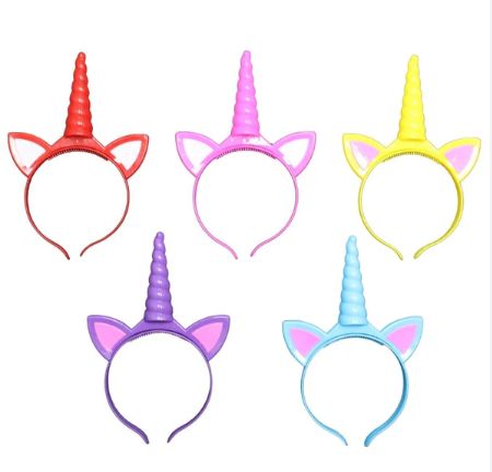 Light-Up Unicorn Headband - Assorted Colors (Each)