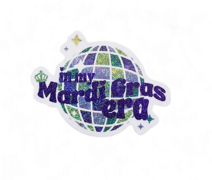 In My Mardi Gras Era Sticker