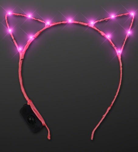 LED Cat Ears Headband (Each)