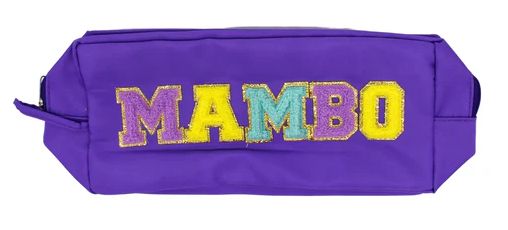 Mambo Cosmetic Bag - 12.5" x 6" (Each)