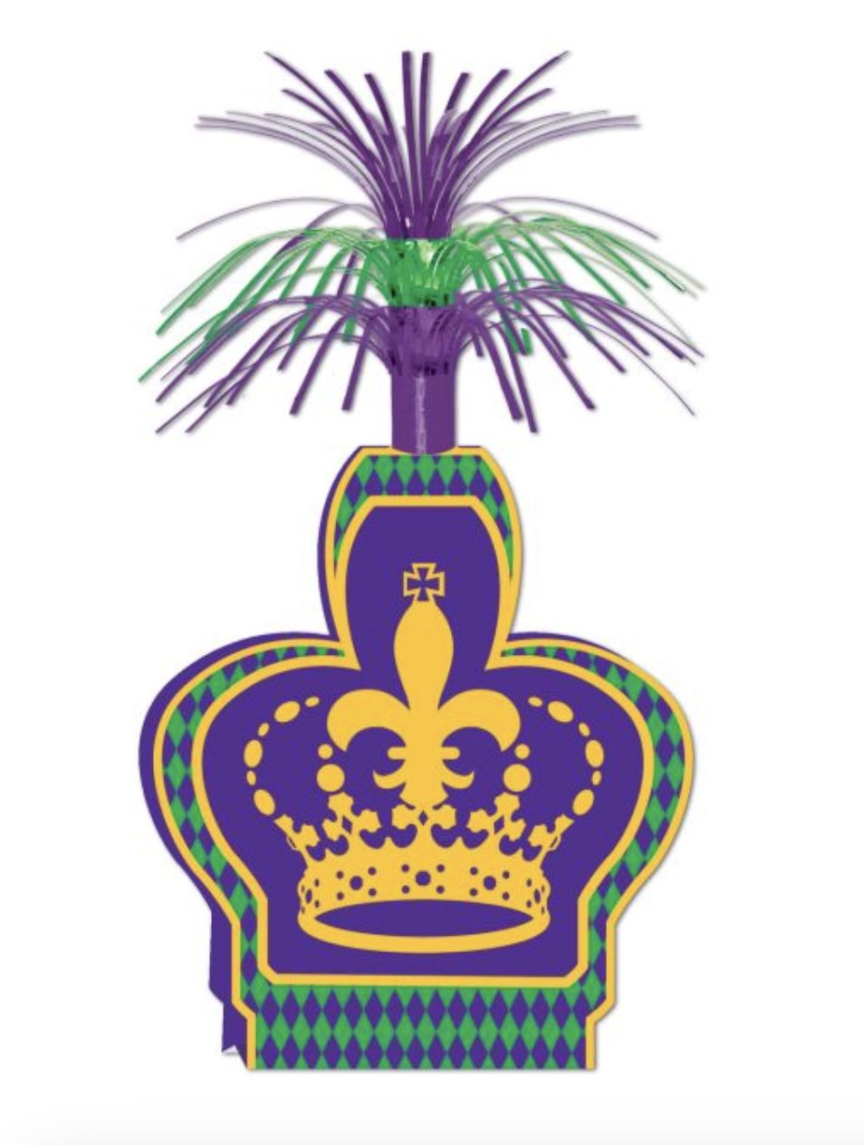 Mardi Gras Centerpiece 15" (Each)