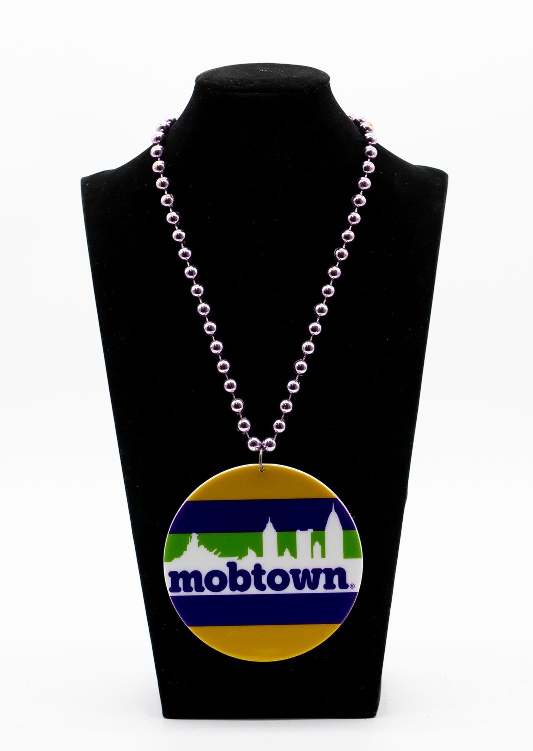 mobtown Skyline - Mardi Gras Medallion - single