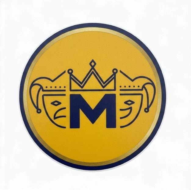 Mobile Mardi Gras Stickers - Comedy and Tragedy