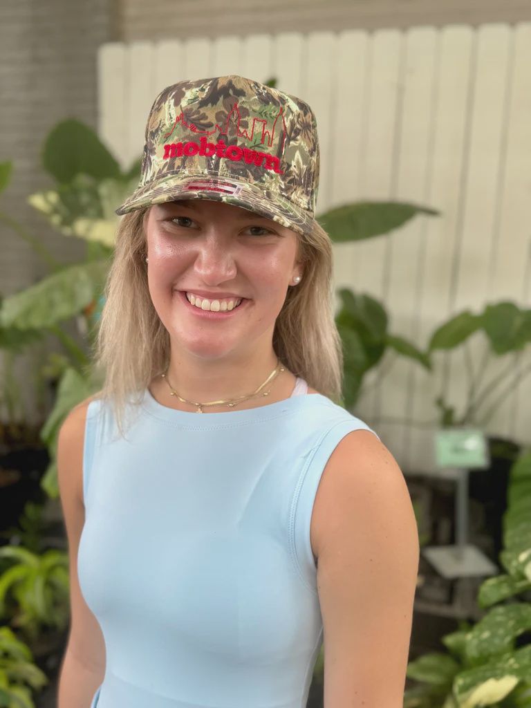 Mobtown Skyline Hat - Camo/Red