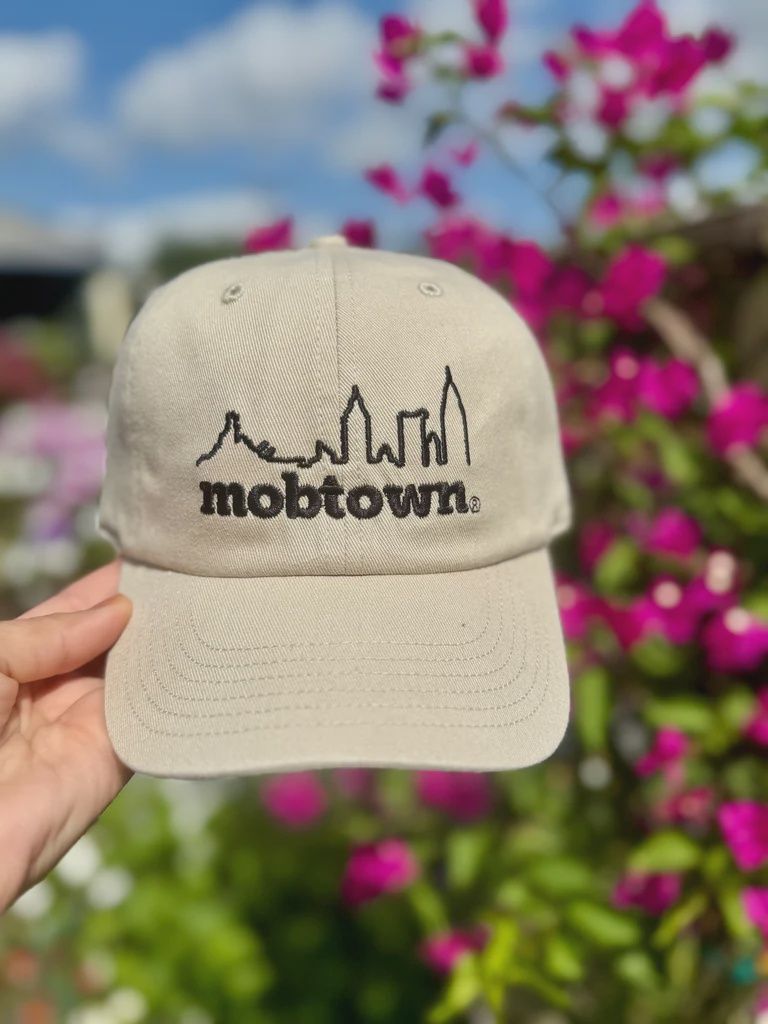 Mobtown Skyline Toddler Dad Hat- Stone