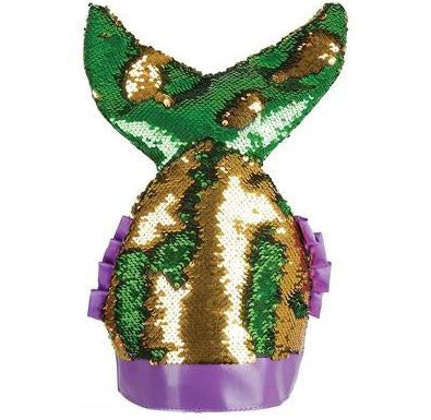 Mardi Gras Mermaid Tail Hat (Each)