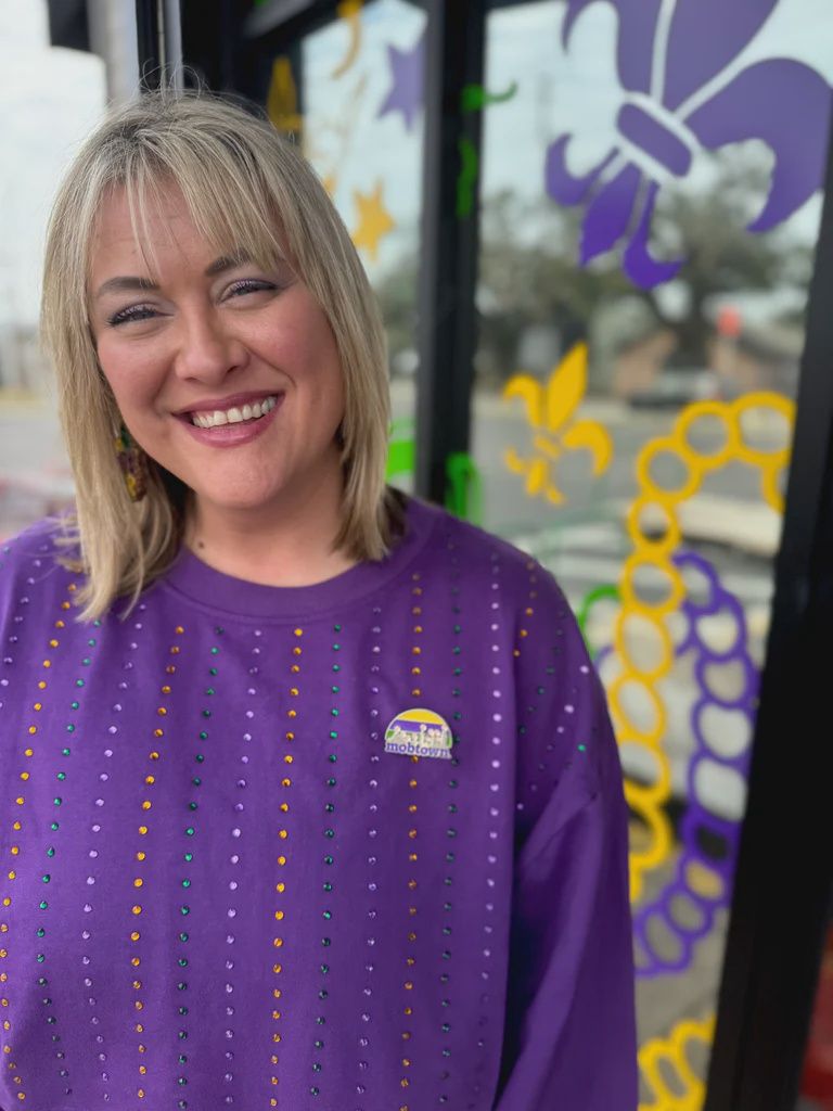 Mobtown® Mardi Gras Skyline Light-Up Pin
