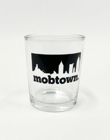Mobtown® Skyline Shot Glass