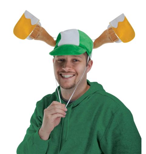 Plush St. Patrick's Day Mugs Cap (one size)