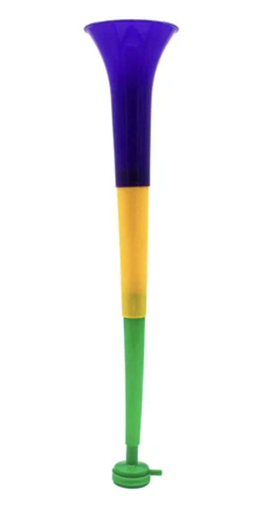 Purple, Green and Yellow World Cup Horn/Vuvuzela 24.5" (Each)