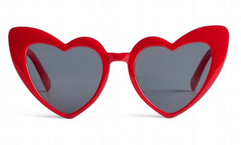 Red Heart Cat-Eye Sunglasses (Each)