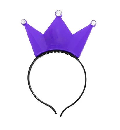 Purple Light-Up Headband Crown (Each)