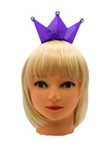 Purple Light-Up Headband Crown (Each)