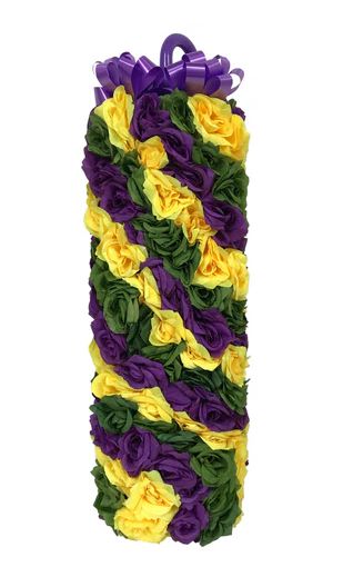 Purple, Green and Yellow Flower Cane (180 Flowers)