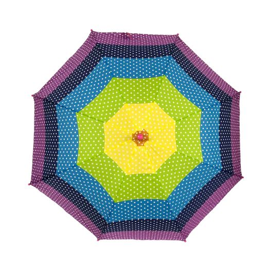 Rainbow Umbrella with White Polka Dots 19.5" (Each)