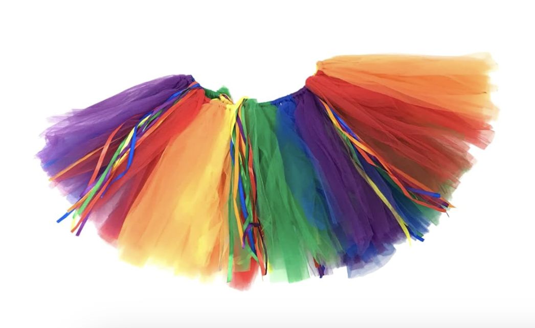 Rainbow 90 Panel Tutu (Each)