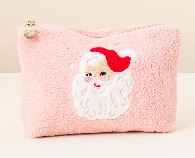 Teddy Pouch-Dear Santa
