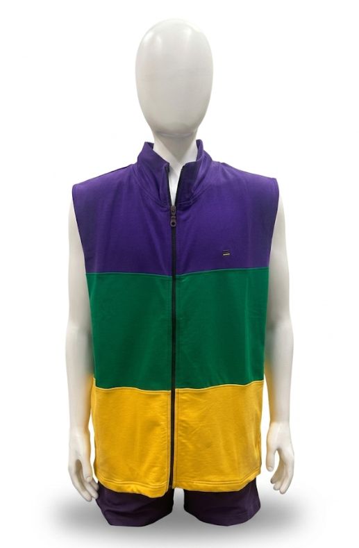Rugby Adult Wide Panel Sleeveless Zip Up Vest
