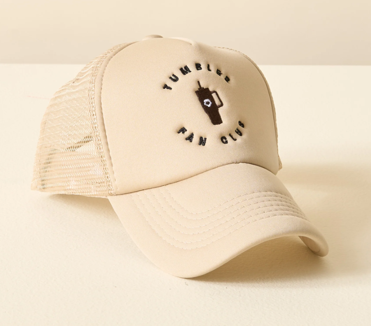 Trucker Hat Tumbler Fan Club