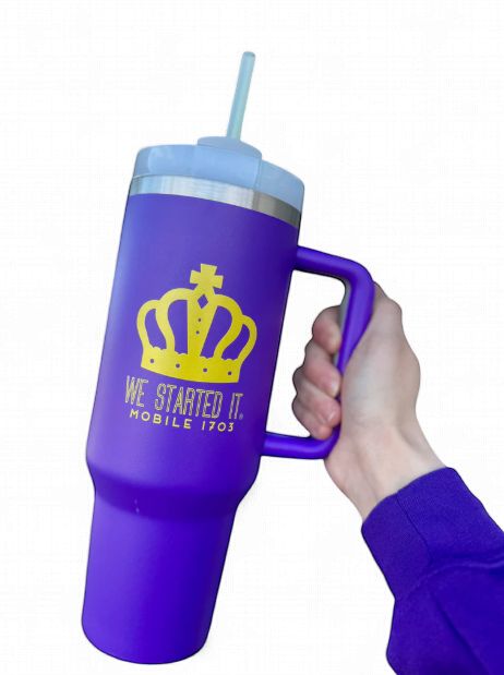 We Started It® 40oz Tumbler - Purple
