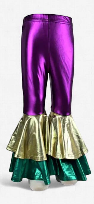 FOIL DOUBLE BELL LEGGINGS