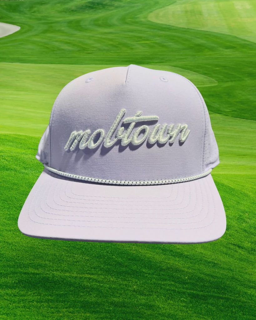 mobtown® Script Laser Perf Performance Cap - Lavender/White
