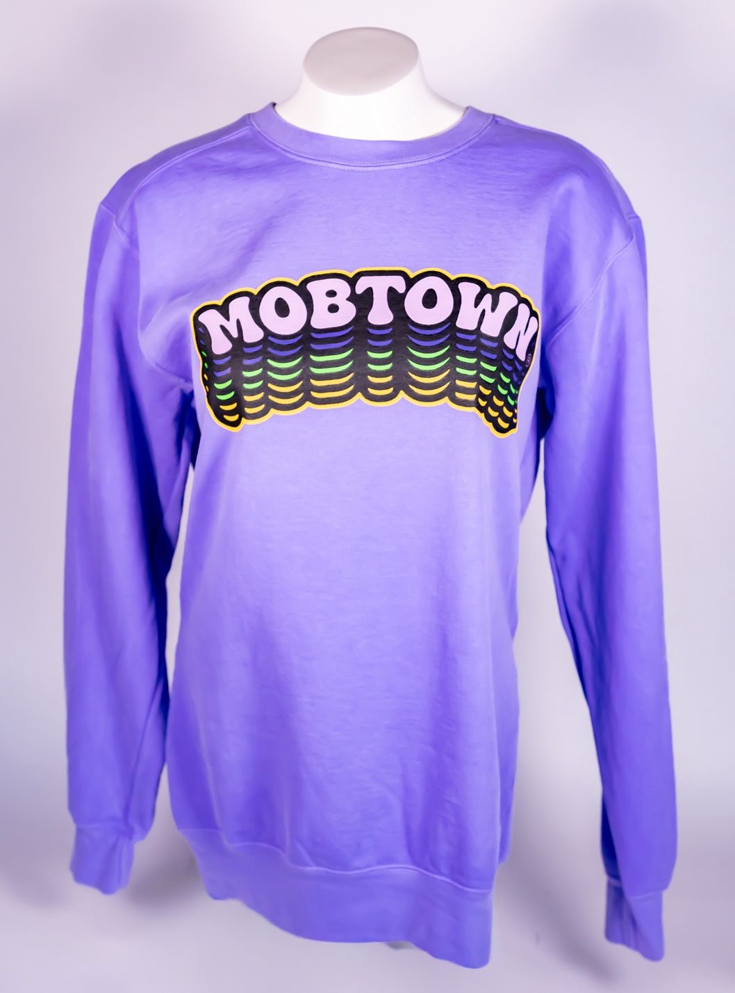 Mobtown Mardi Gras Bubble Sweatshirt