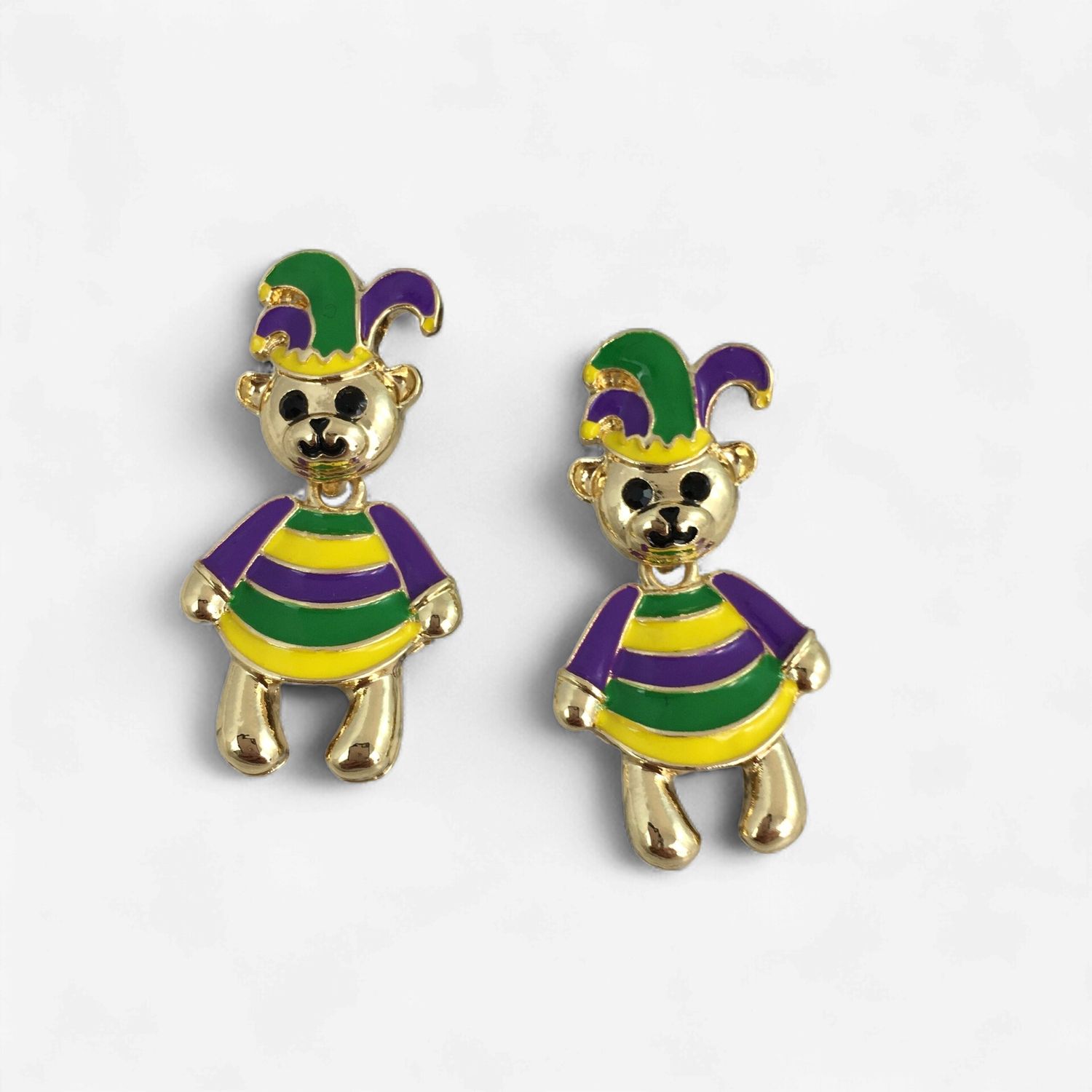 Jester Bear Earrings