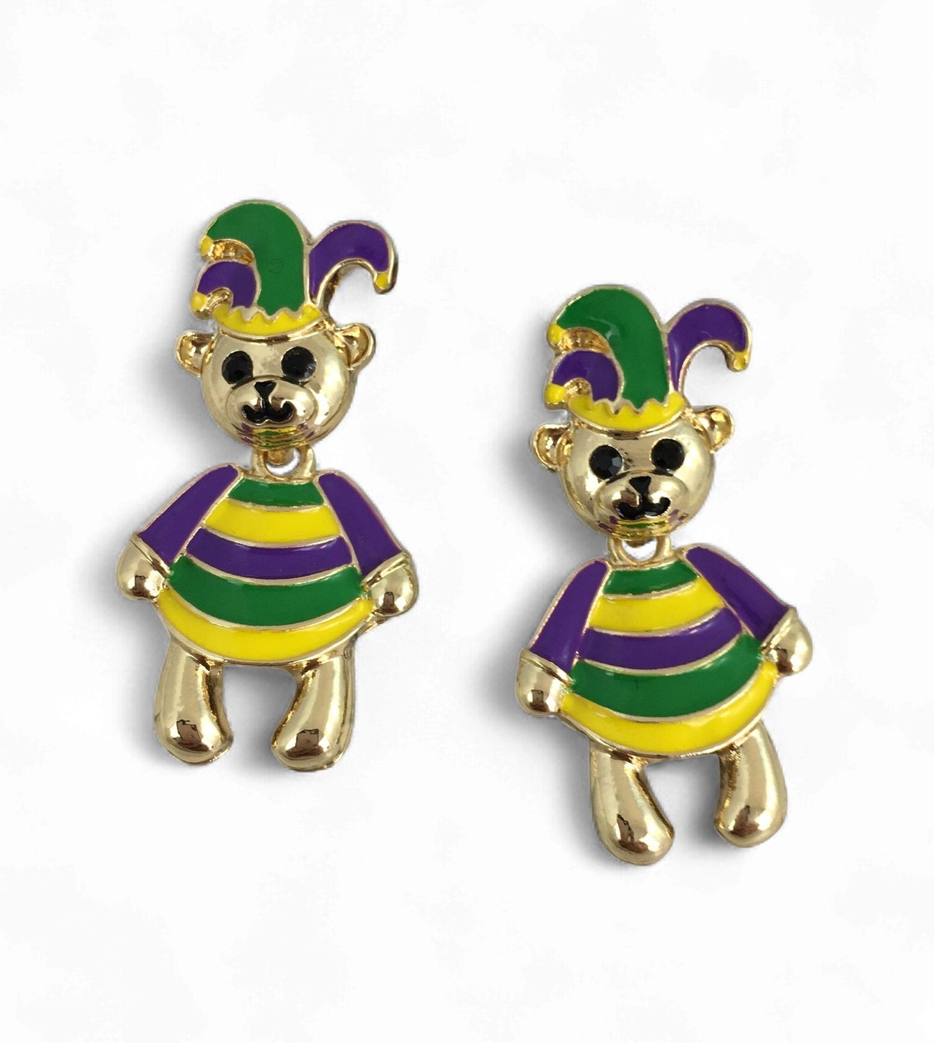 Jester Bear Earrings