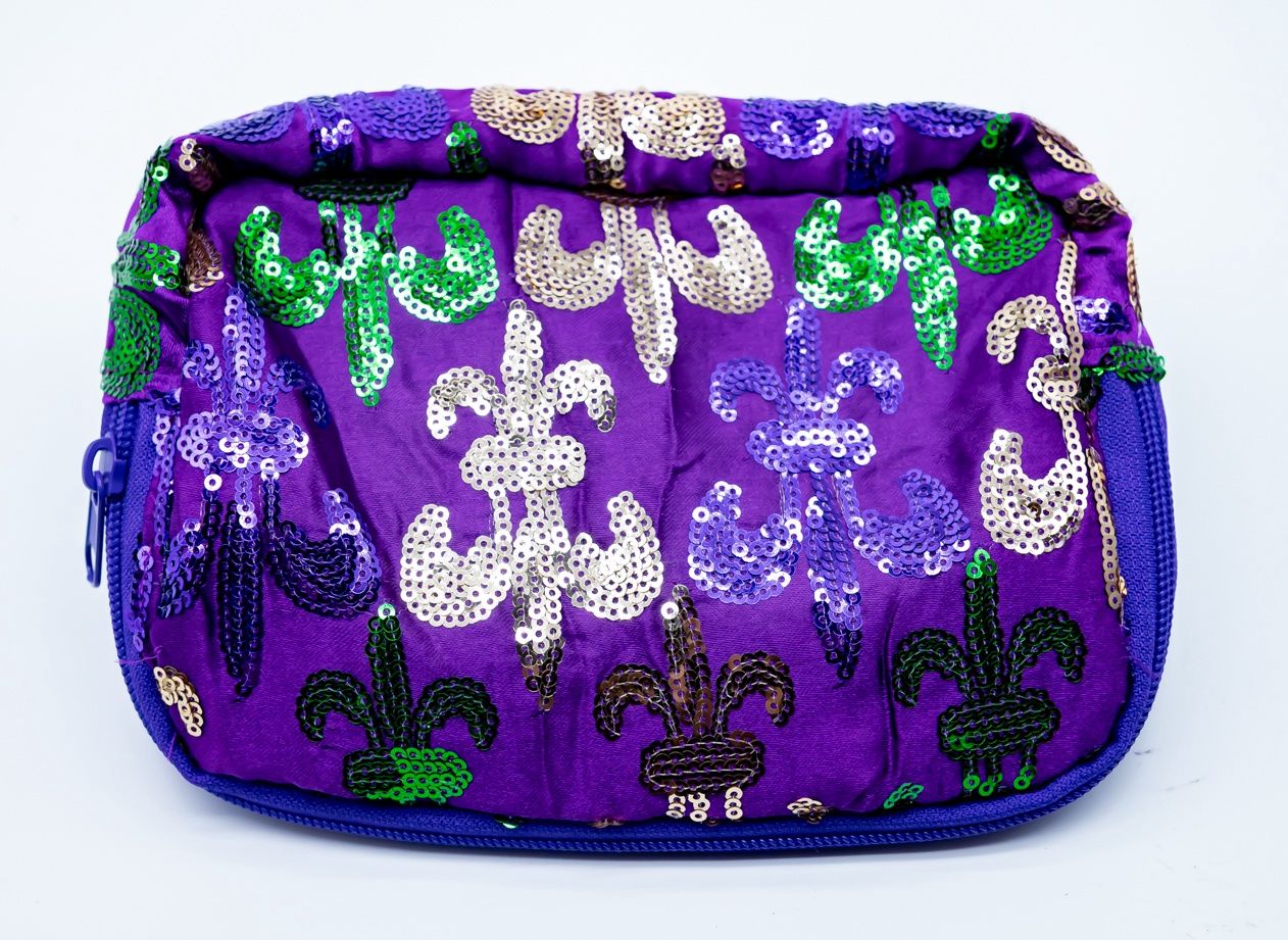Reversible Mardi Gras Sequin Bag