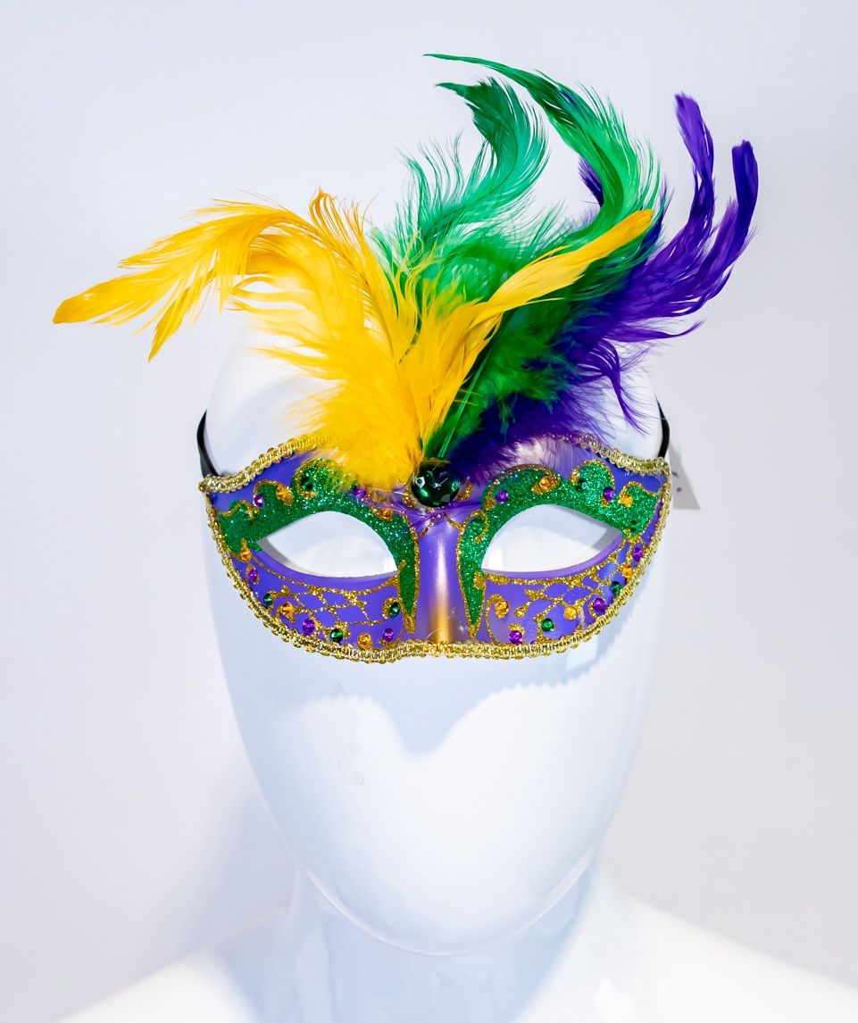 PGG Eye Mask W/ Top Feathers