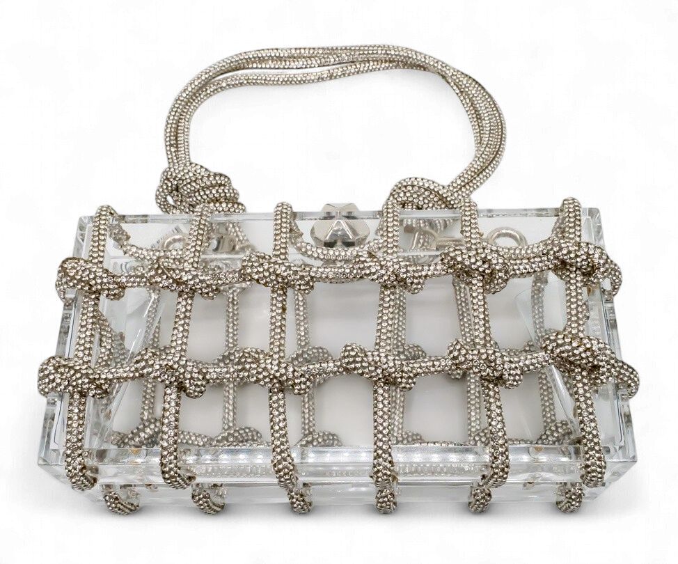 Crystal Chain and Clear Hardcase Clutch