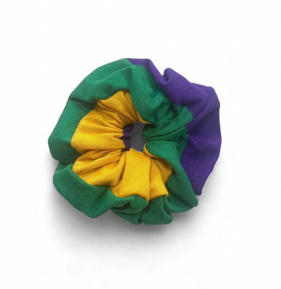Cotton Scrunchie - Rugby Stripe