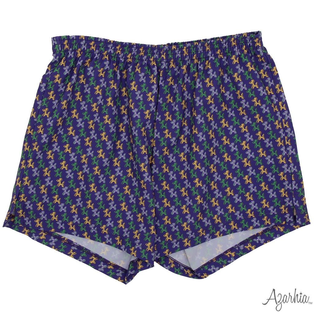 Mardi Gras Balloon Dog Billy Short