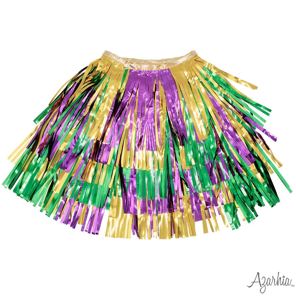 Mardi Gras Tinsel Shawl