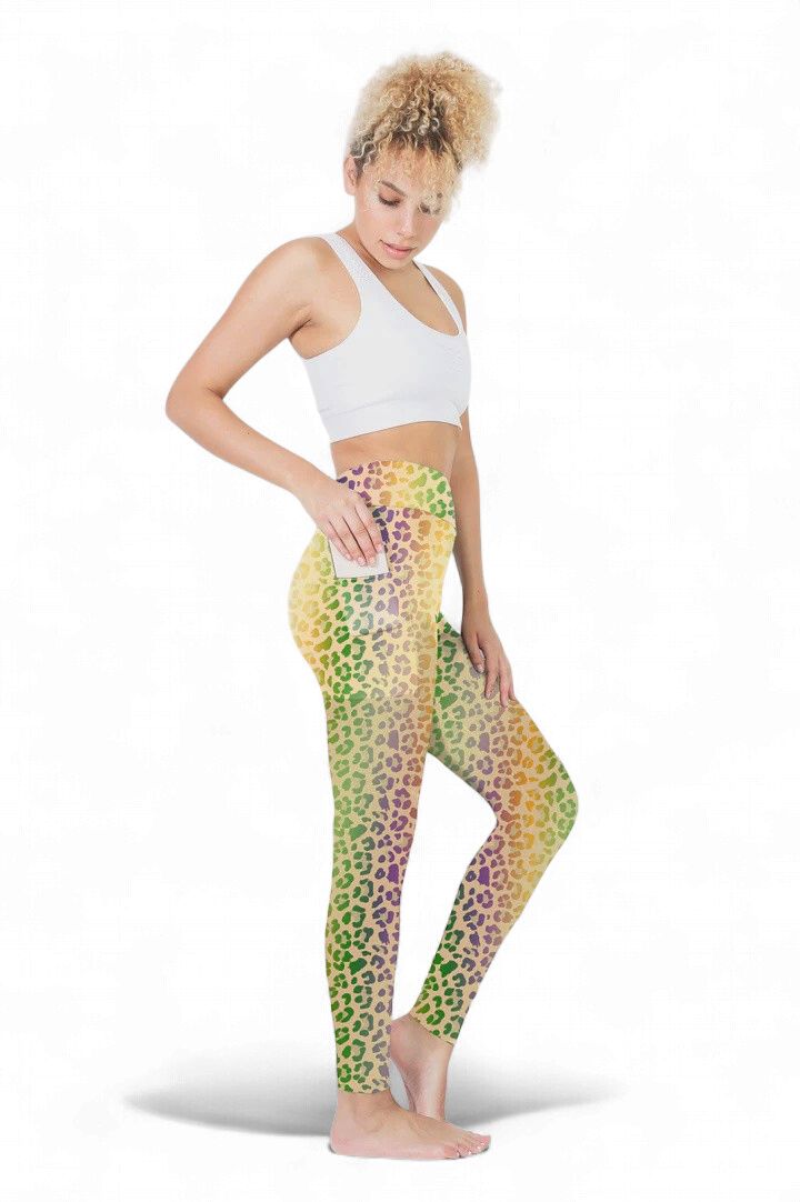 Spandex Leggings Adult - Leopard