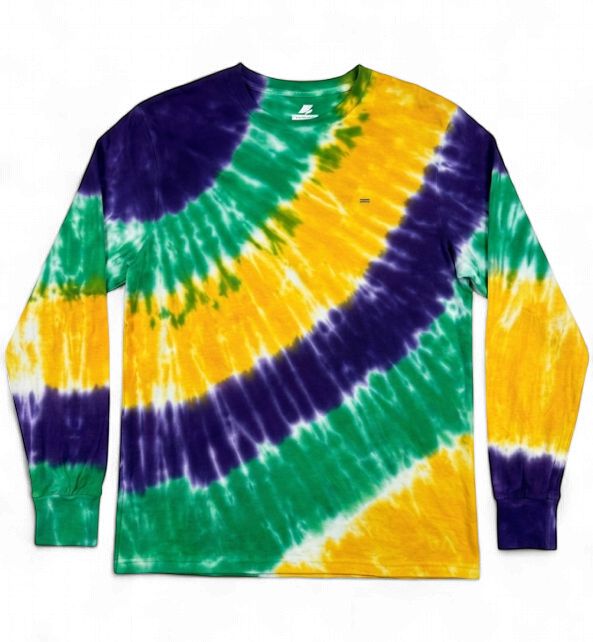 Tie Dye Wave Adult Long Sleeve