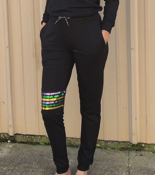 ADULT SEQUIN JOGGERS