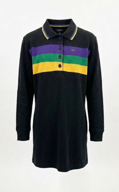 Black Stripe Youth Dress