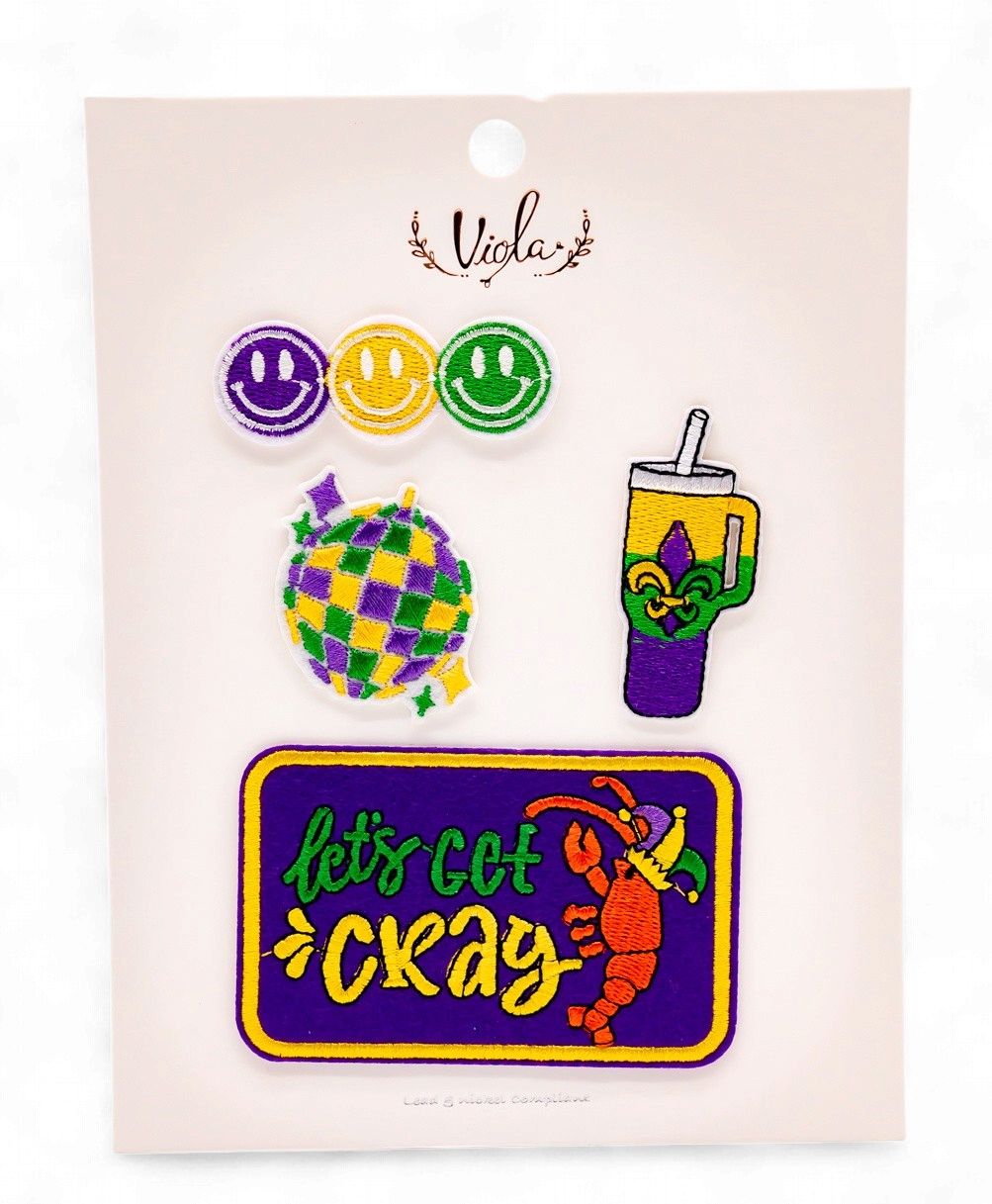 Let's Get Cray Patch, Set of 4