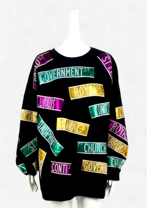 Mobile Street Signs Custom Queen of Sparkles Sweatshirt