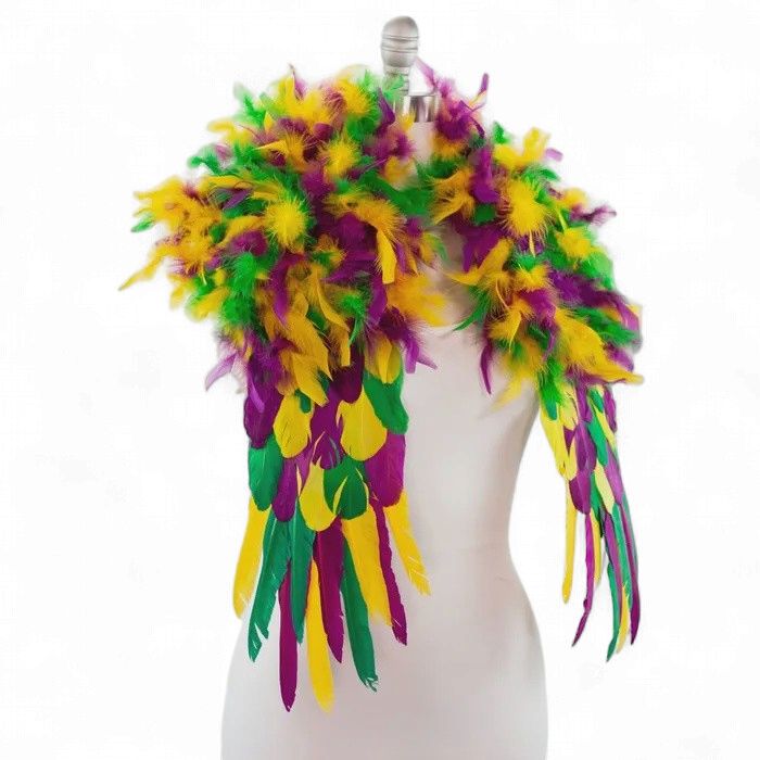 Epaulet Shoulder Wing Mardi Gras Mix