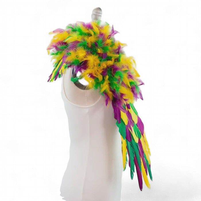 Epaulet Shoulder Wing Mardi Gras Mix