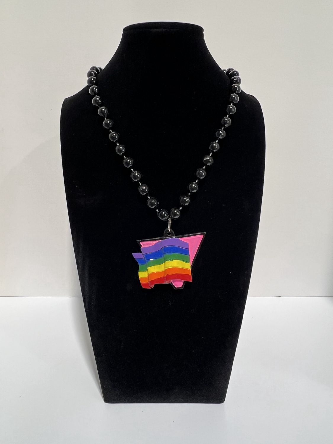 36" 10mm Gay Pride Poly Medallion (Dozen)